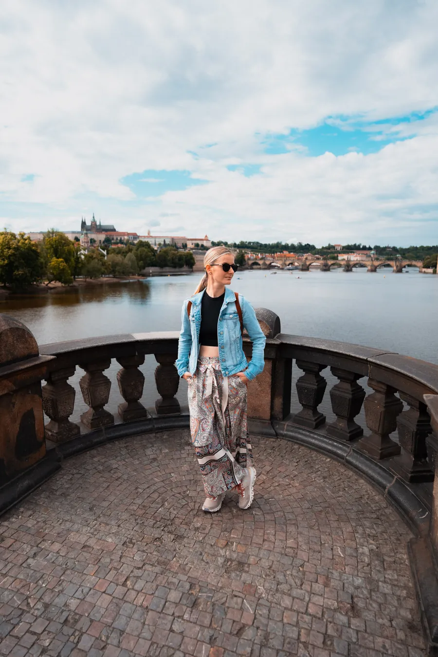 Most Legií — Prague panorama