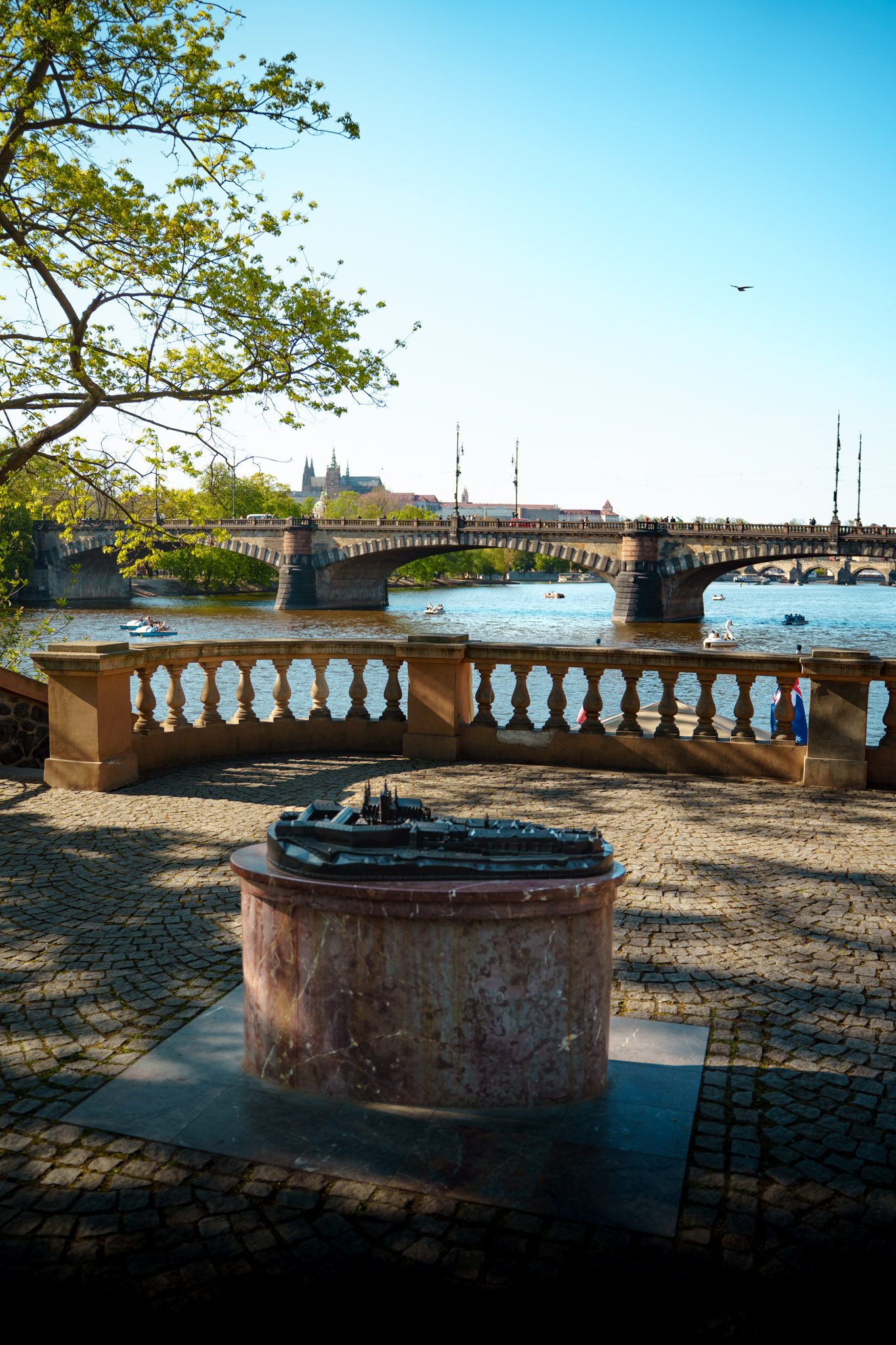 Slovanský ostrov — panorama z cípu